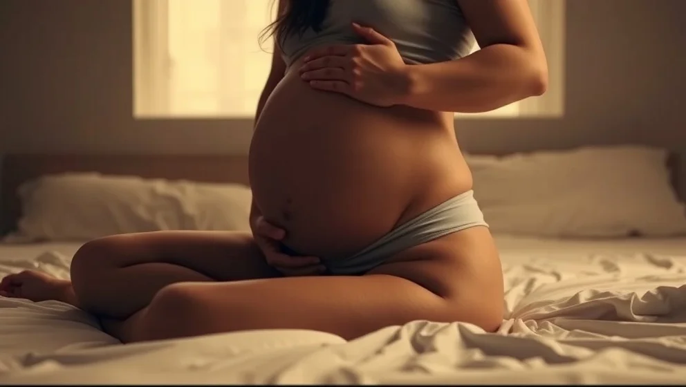 Ont i nedre delen av magen tidigt i graviditeten